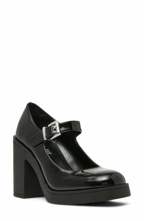 Daphne Mary Jane Faux Leather Pump