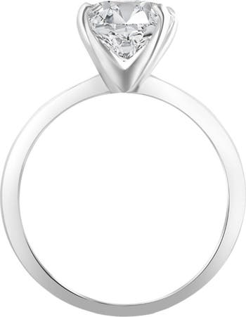 Certified 2.70Ct Oval Diamond Solitaire Engagement Ring 14k Gold Lab Grown