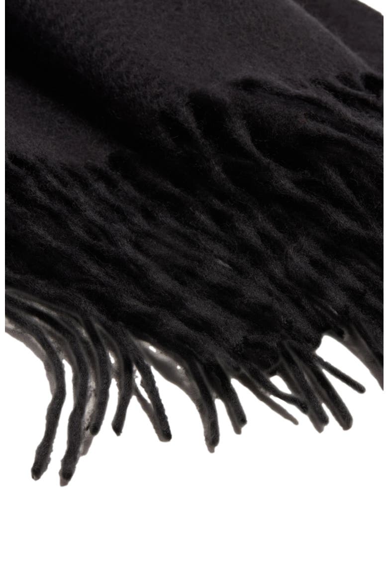 Cleo Cashmere Scarf, Alternate, color, Black