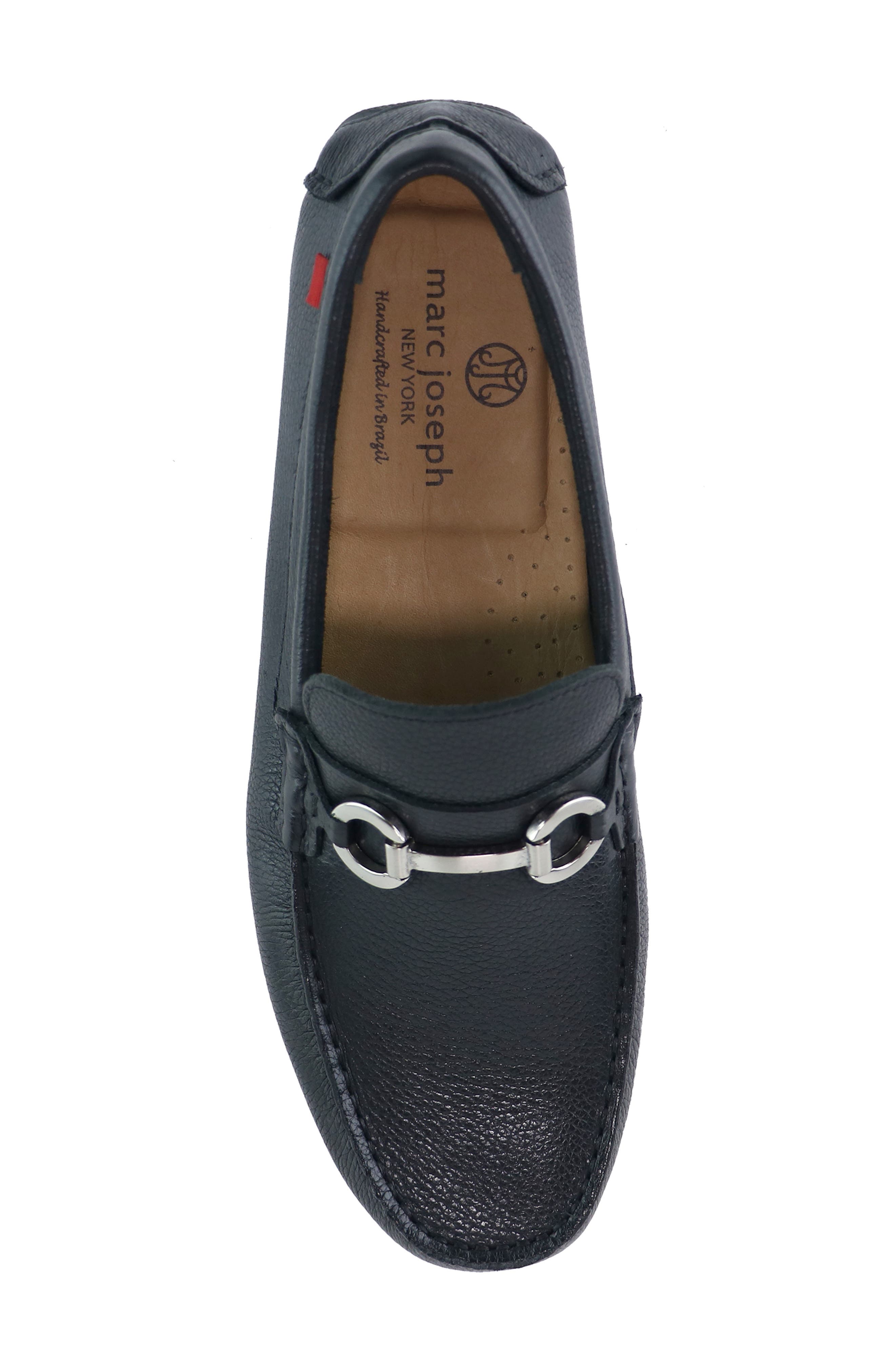 Marc Joseph New York Stafford Ave Leather Loafer, Alternate, color, Black Grainy