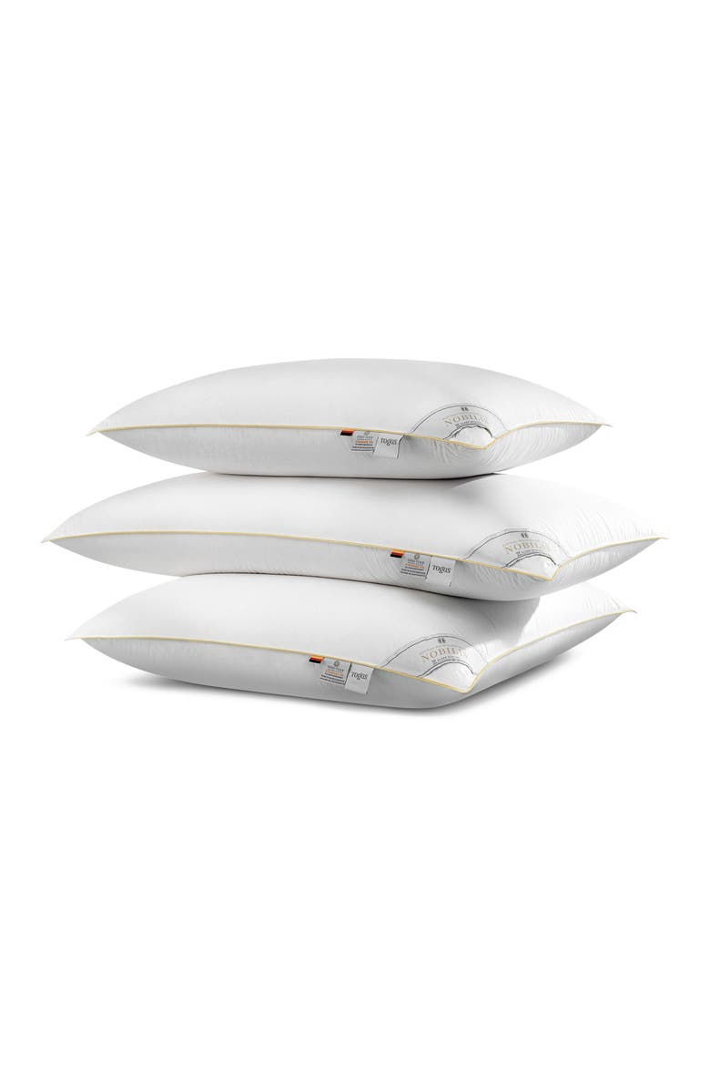 Nobilis Austrian goose down pillow, Alternate, color, White