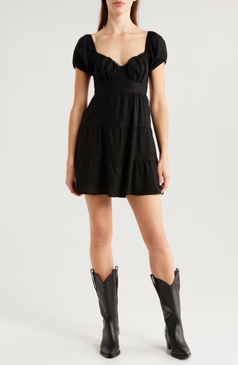 Puff Sleeve Minidress