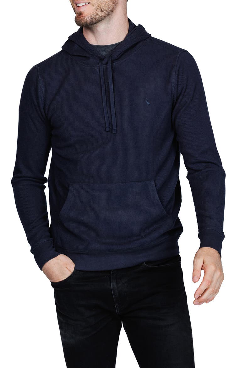Cozy Knit Hoodie, Main, color, NAVY HEATHER