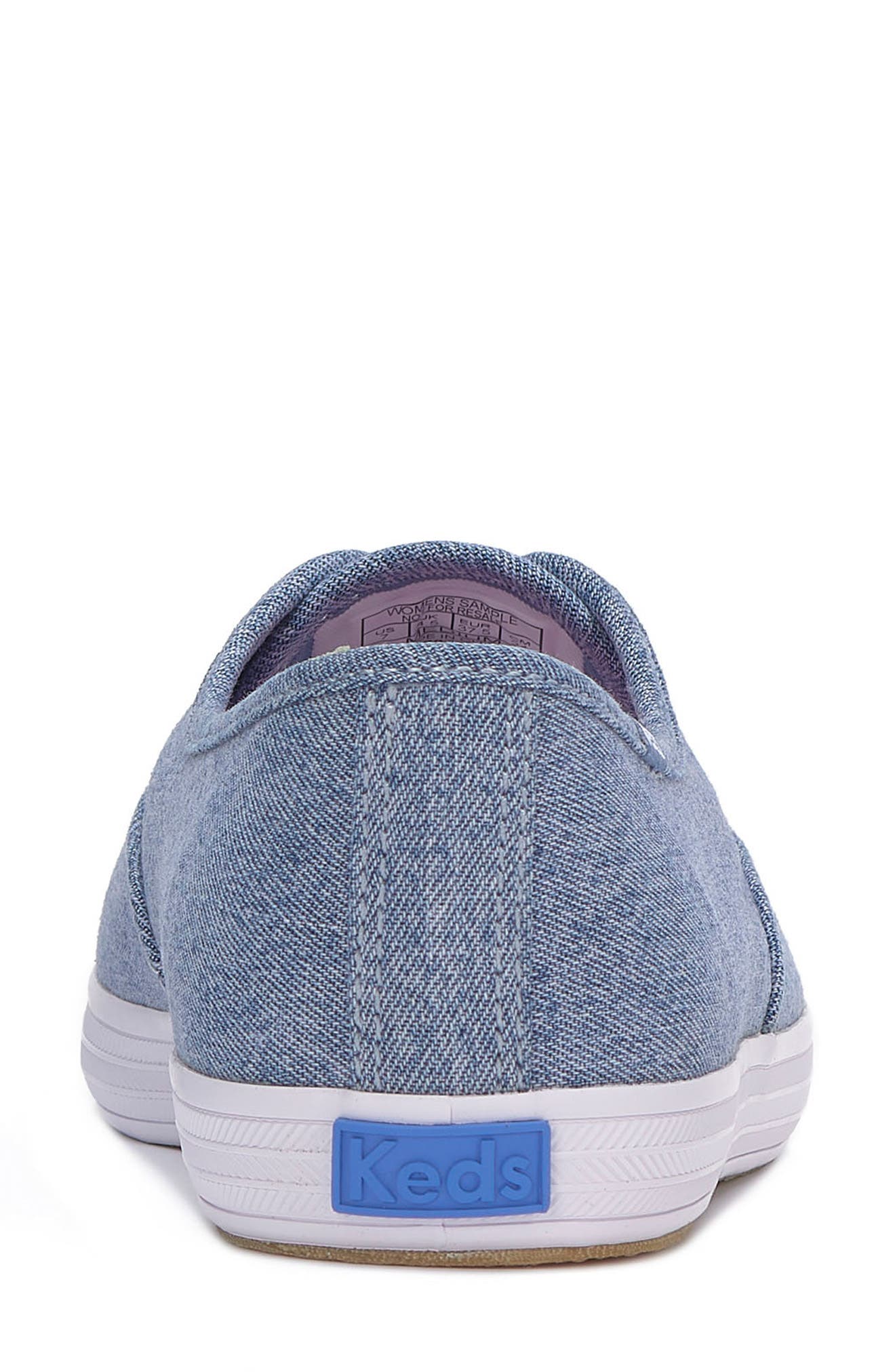 Point Sneaker, Alternate, color, MID BLUE