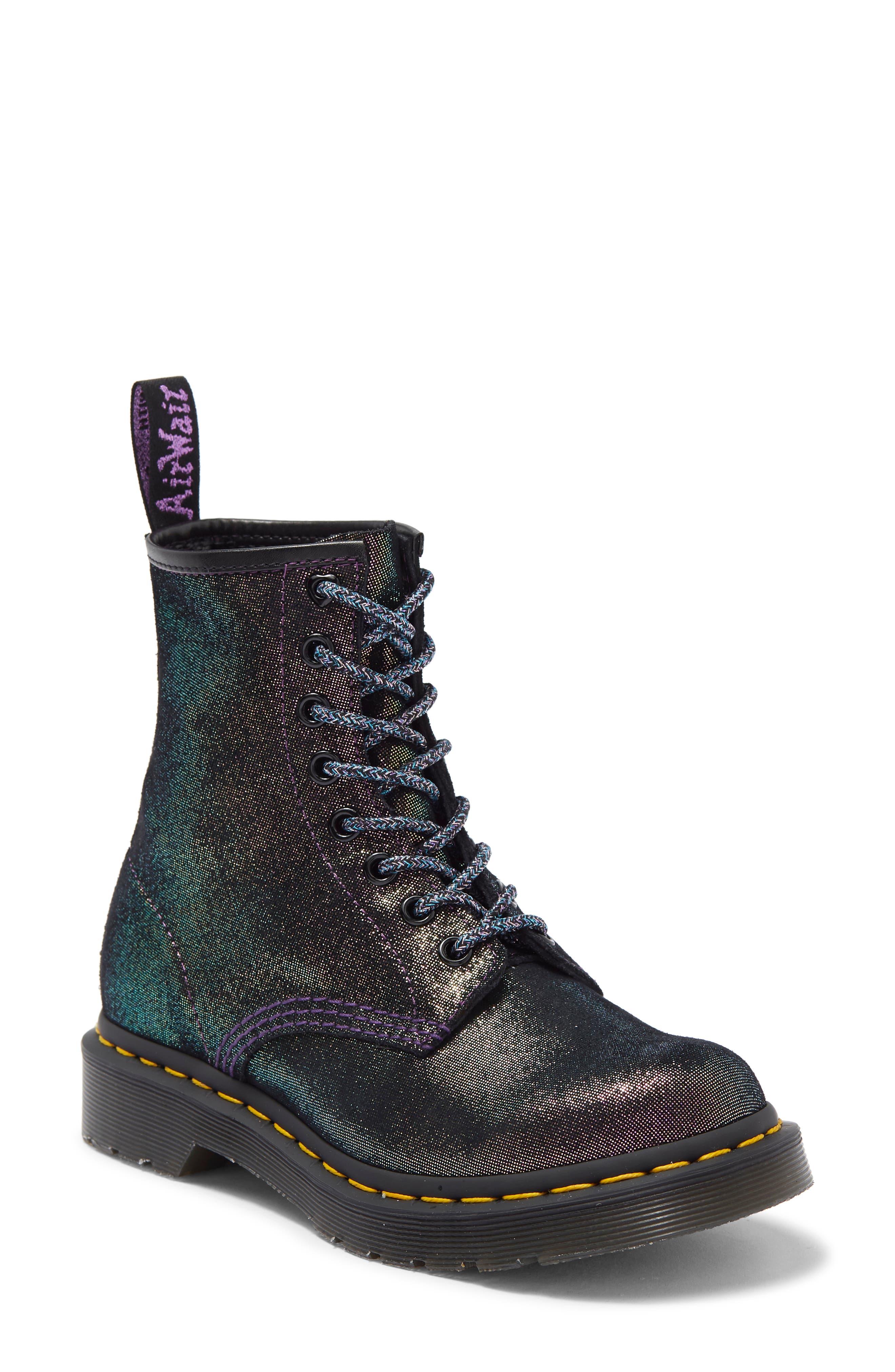Dr. Martens 1460 Disco Combat Boot, Main, color, 