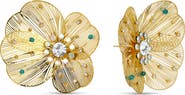 EYE CANDY LOS ANGELES Nora Mesh Flower Stud Earrings