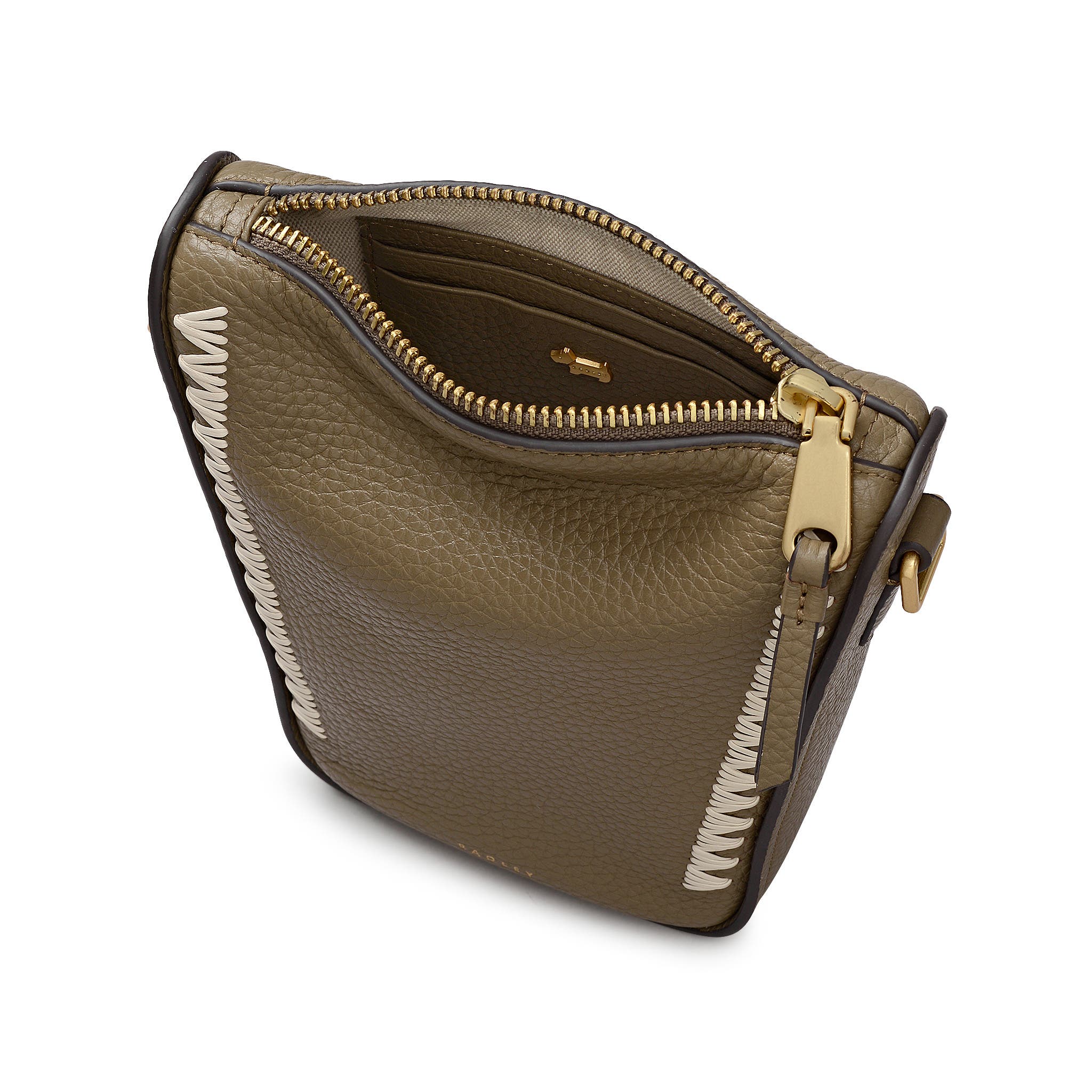 Radley Oak Street - Stitch Medium  Phone Crossbody Bag, Alternate, color, Acorn