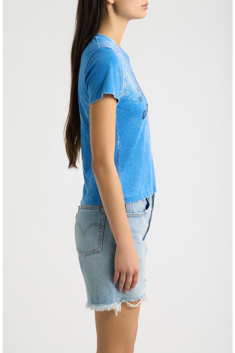 Doe Lodge Graphic Burnout Tee, Alternate, color, AZURE BLUE