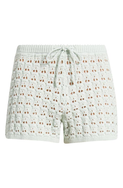 Open Stitch Beach Shorts