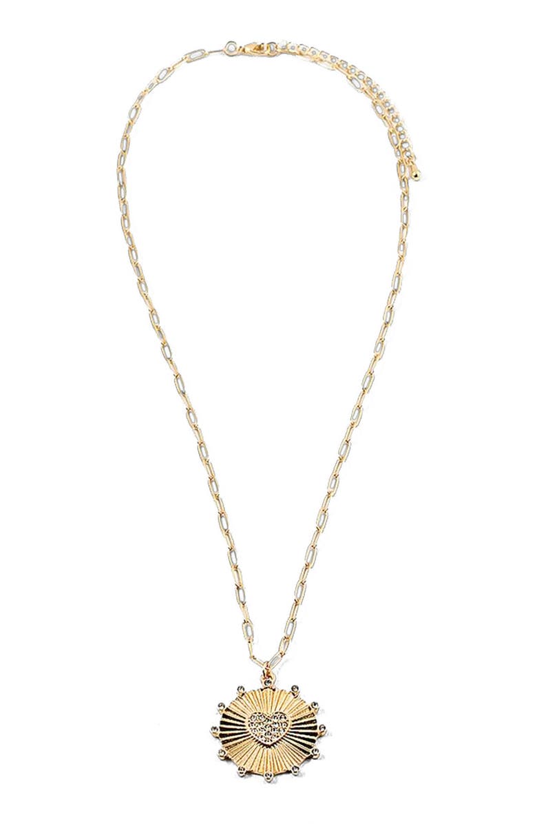Erin McDermott Jewelry Scarlett Necklace, Main, color, Gold