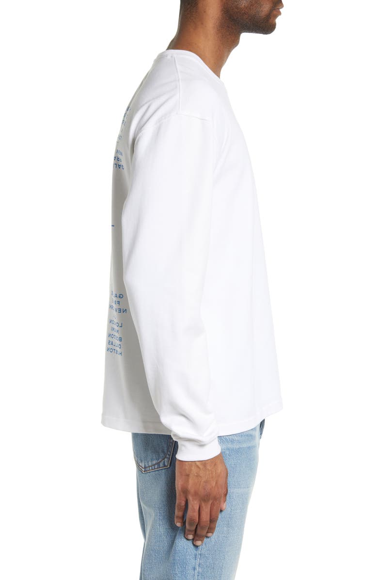 FRAME Men's Galerie Long Sleeve Cotton Graphic Tee, Alternate, color,