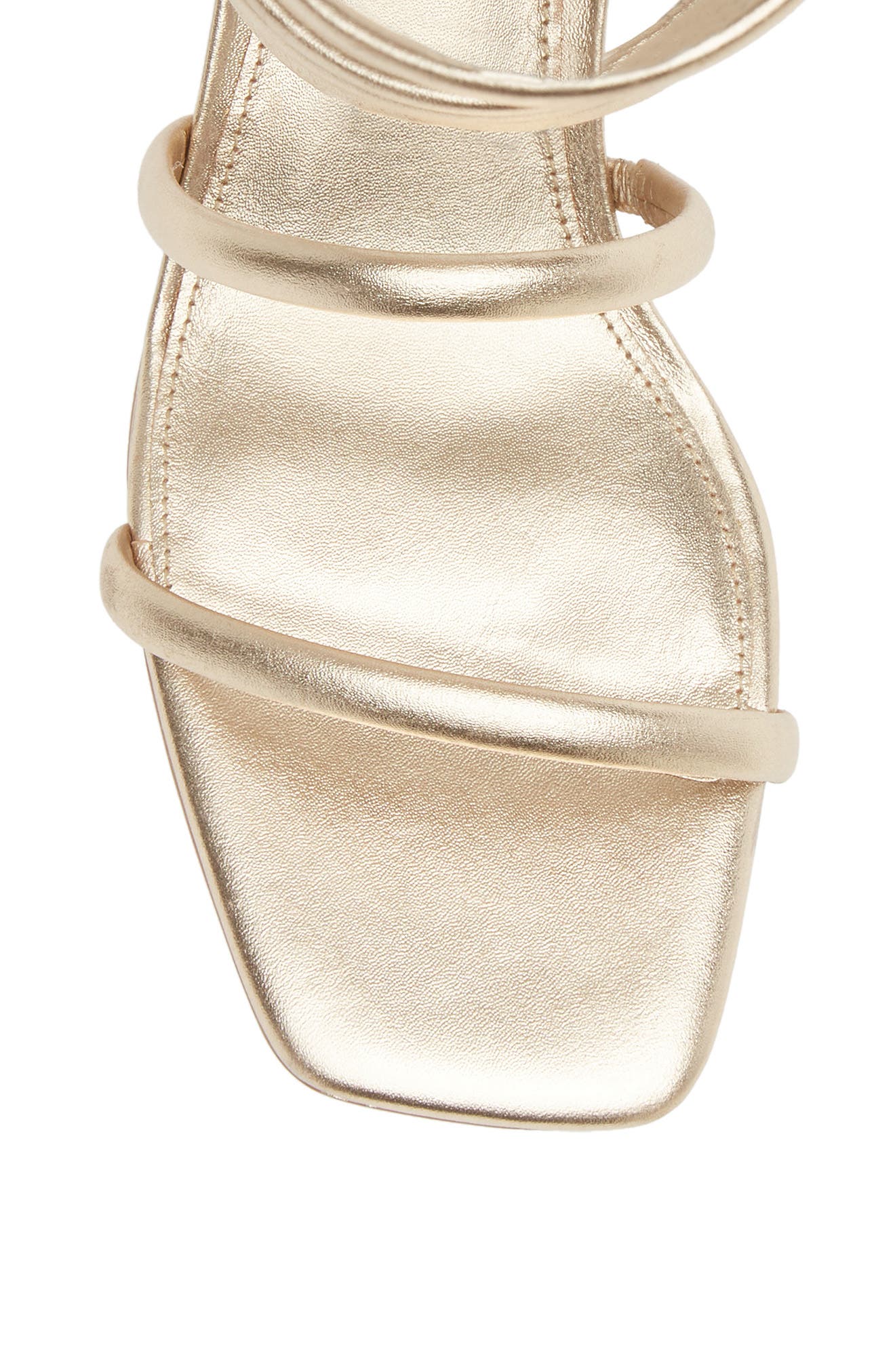 Cult Gaia Freya Ankle Wrap Sandal, Alternate, color, 