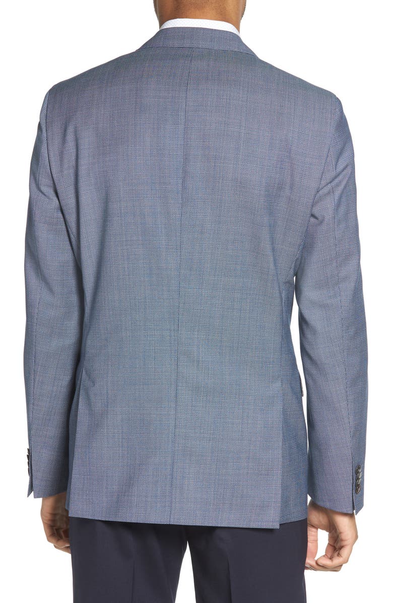 BOSS Hartlay Trim Fit Wool Blazer, Alternate, color, 