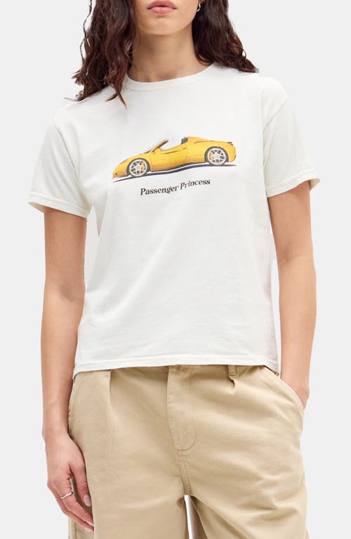 Bdg Urban Outfitters Car Relaxed Graphic T-shirt In White