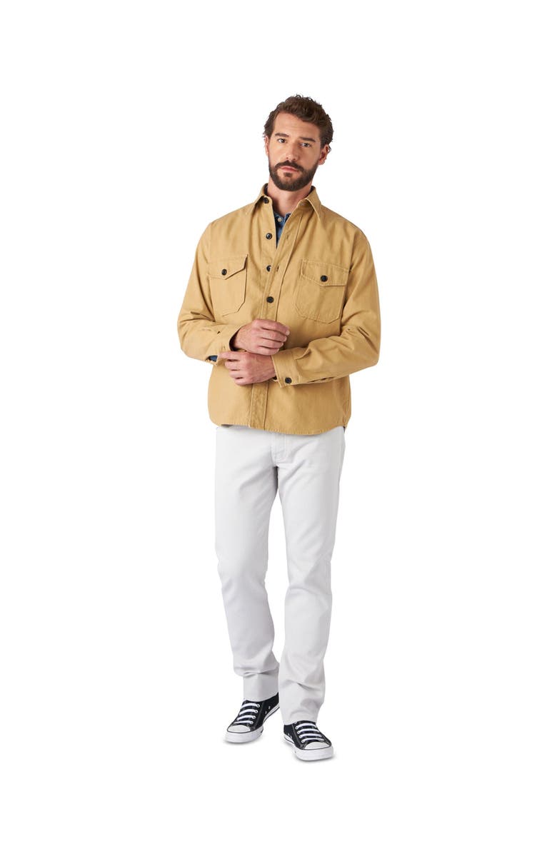 Fortela Kenny Cotton Overshirt, Alternate, color, Camel