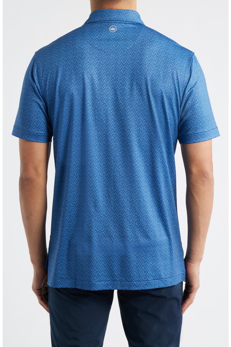 Pole Position Racing Print Performance Jersey Polo, Alternate, color, WINDSOR BLUE