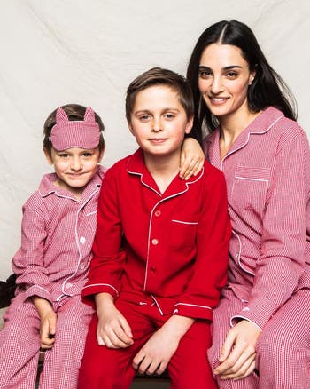Kids' Red Flannel Two Piece Pajamas