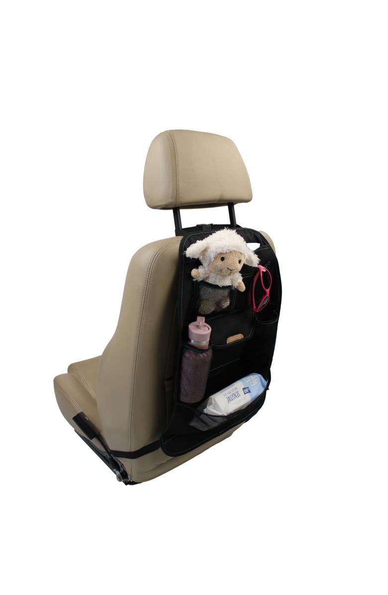ezimoov Car Seat Organizer & Protector XL - Eco-friendly, Alternate, color, Black