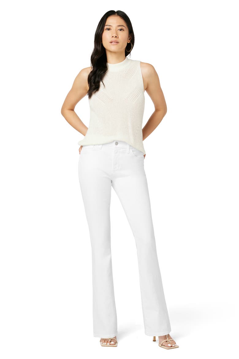 The Provocateur Bootcut Jeans, Alternate, color, WHITE