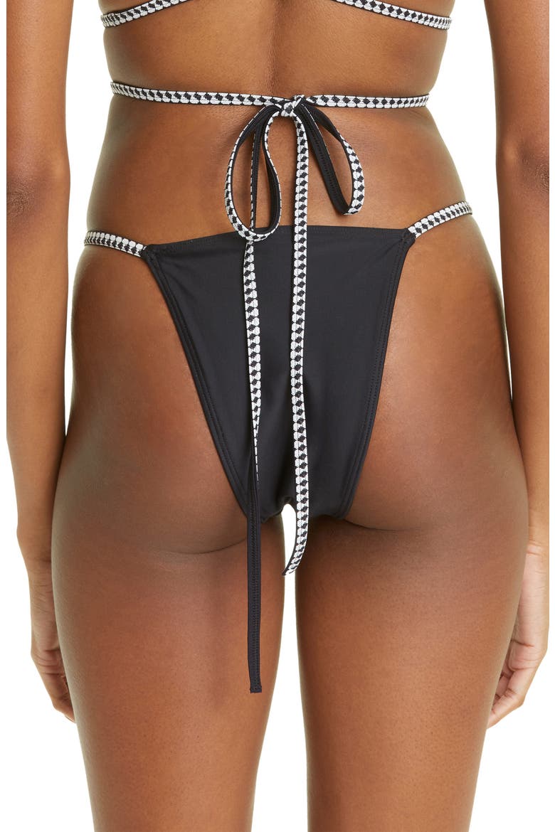 Lena Brazilian Bikini Bottoms, Alternate, color, BLACK