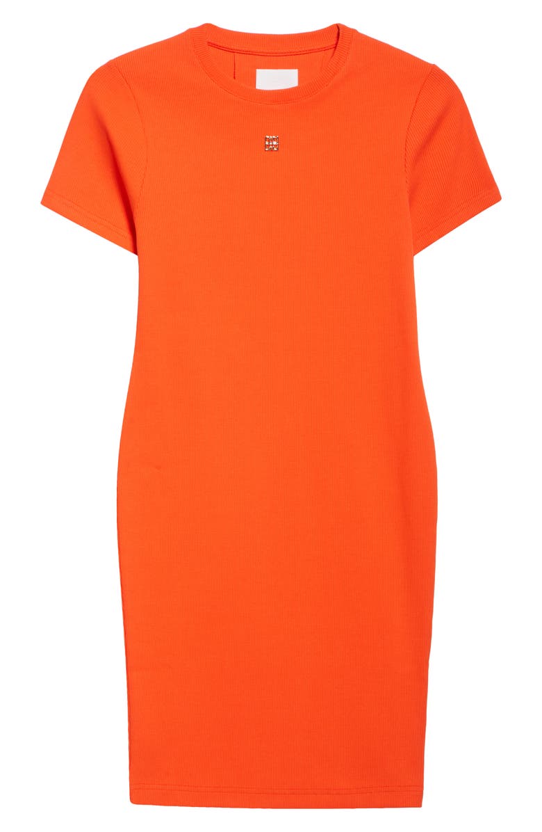 Givenchy 4G Logo Rib Minidress, Alternate, color,