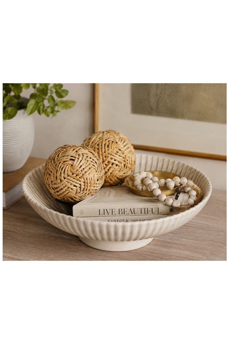Set of 2 Rattan Decorative Balls, Alternate, color, NATURAL