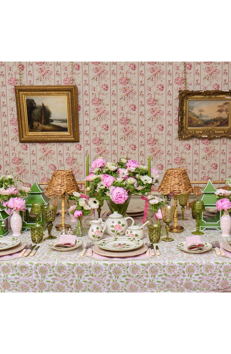 Mrs. Alice Engraved Water Glasses, Alternate, color, Olive