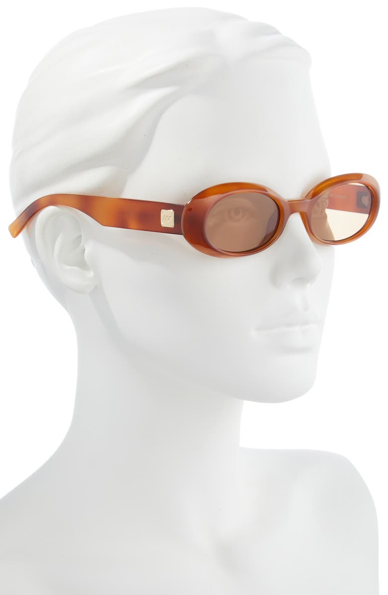 Le Specs Work It 53mm Oval Sunglasses, Alternate, color, 