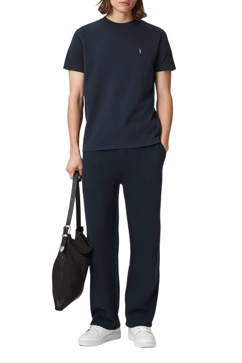 Dexter Logo Embroidered T-Shirt, Alternate, color, NAVY BLUE