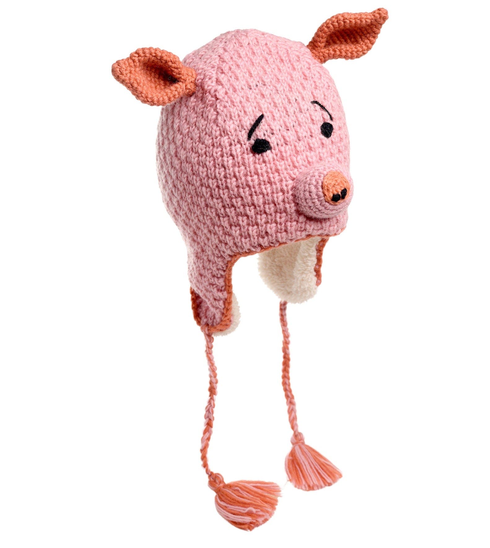 Nirvana Designs Hand Crochet Piggy Hat | Nordstrom