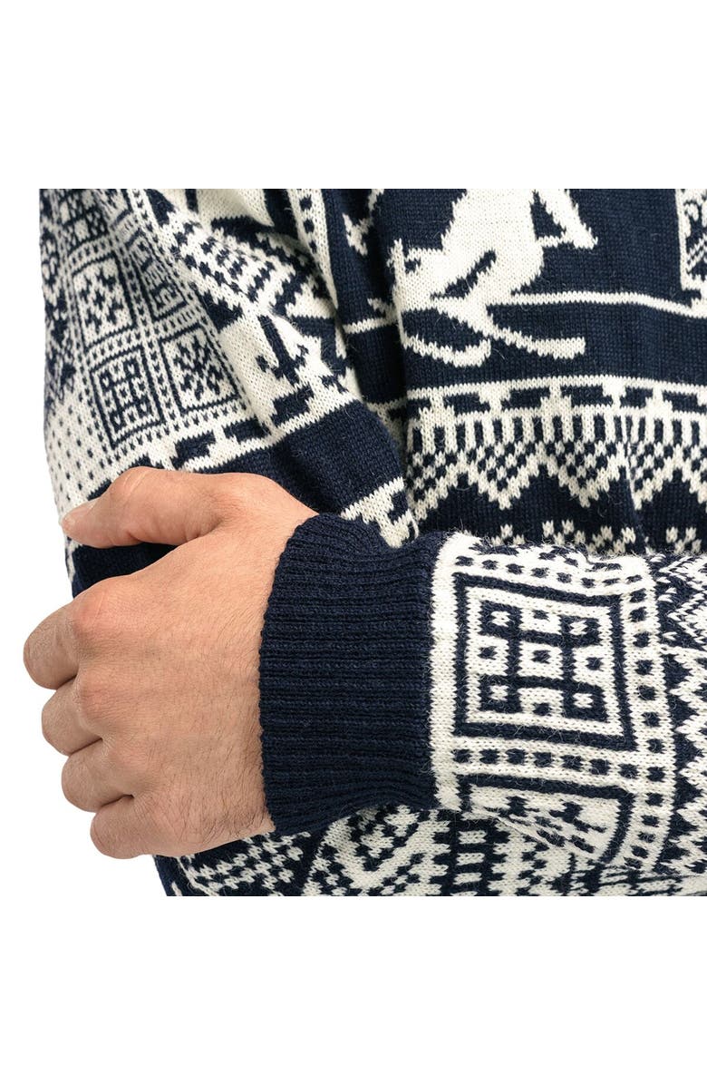 Dale of Norway Ol History Sweater - Men's, Alternate, color, Navy/Off White/Raspberry