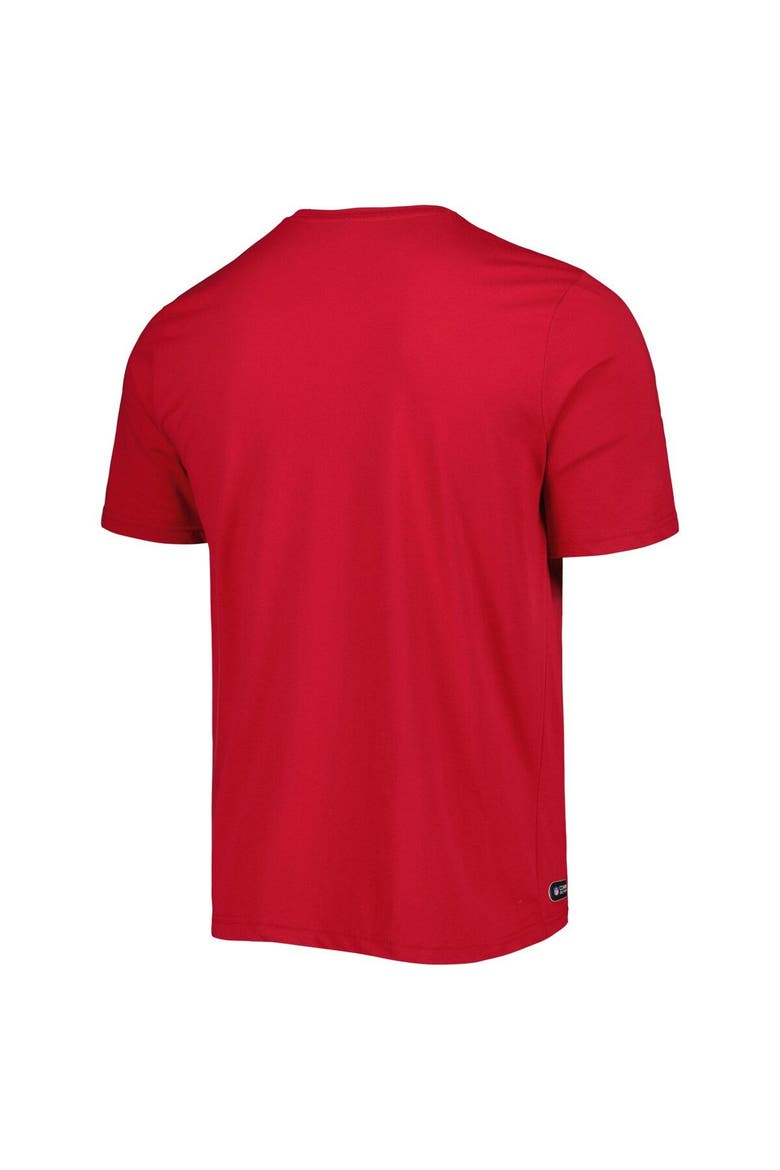 Men's New Era Cardinal Arizona Cardinals Combine Authentic Training Huddle Up T-Shirt, Alternate, color, Cardinal