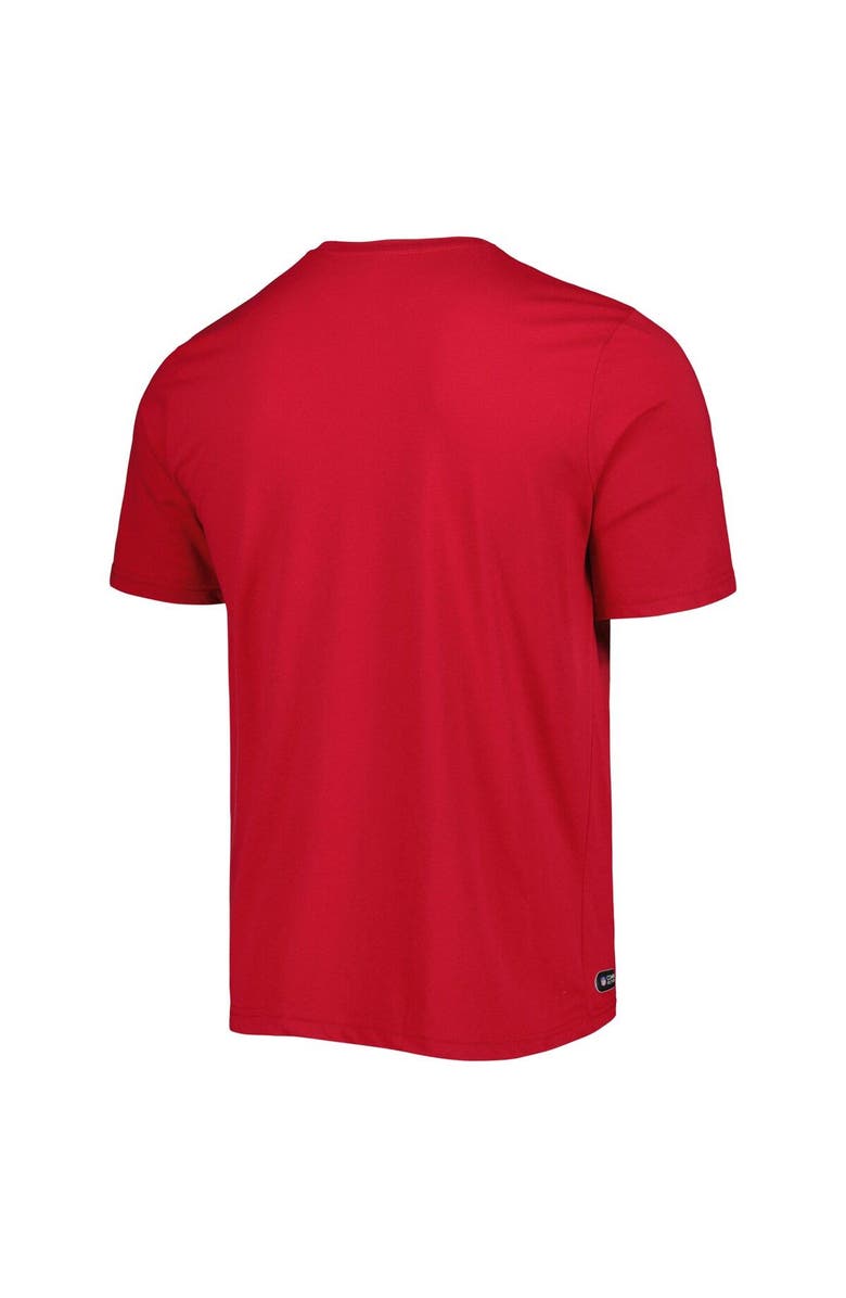 New Era Men's New Era Cardinal Arizona Cardinals Combine Authentic Training Huddle Up T-Shirt, Alternate, color, Cardinal