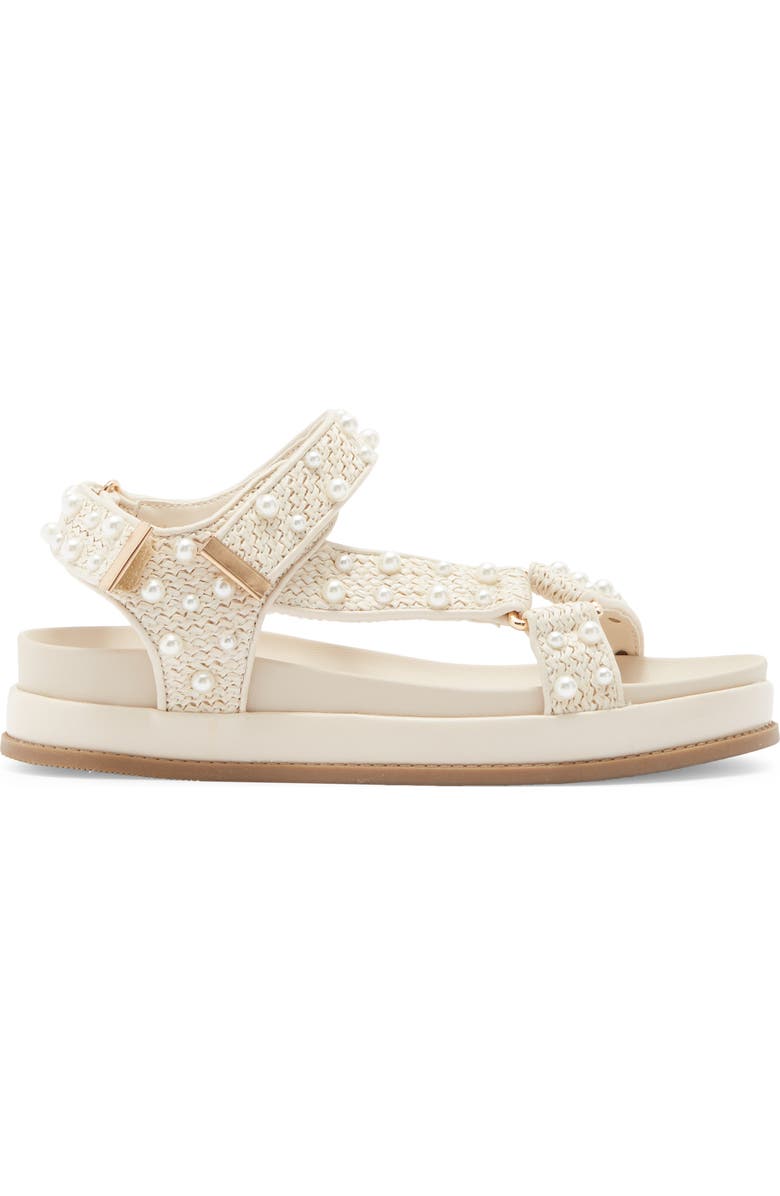 BCBGeneration Behka Sandal, Alternate, color, Natural Pearl