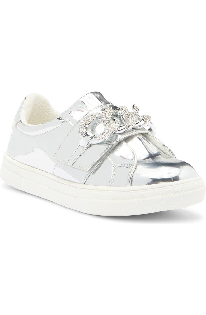Nina Kids' Emaleigh Sneaker, Main, color, Silver