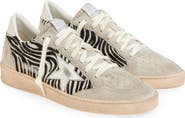 Golden Goose Ball Star Genuine Calf Hair Sneaker