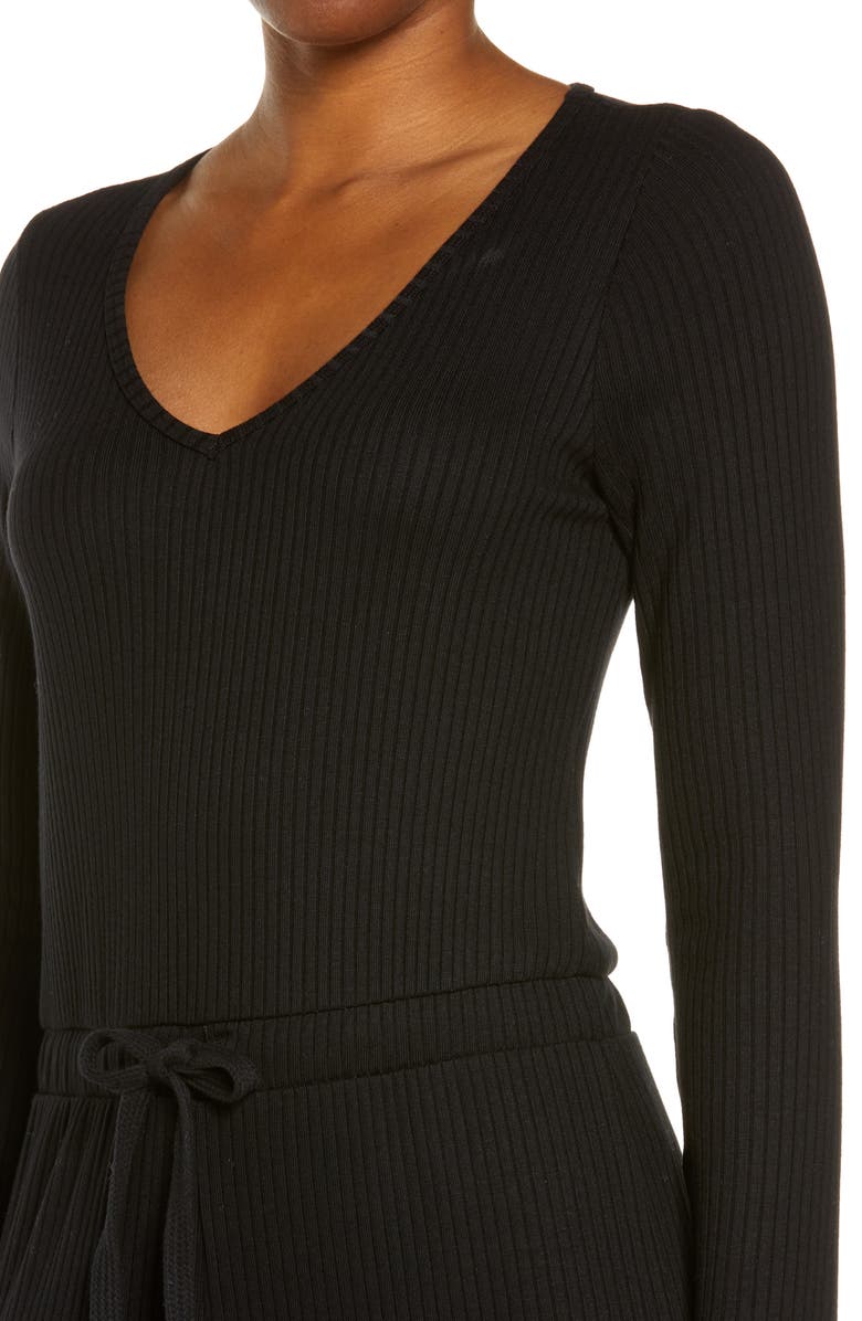 Beyond Yoga So Chic Luxe Knit Long Sleeve Jumpsuit, Alternate, color,