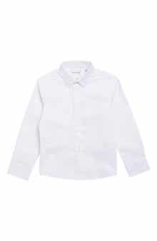 Calvin Klein Solid Stretch Poplin Shirt