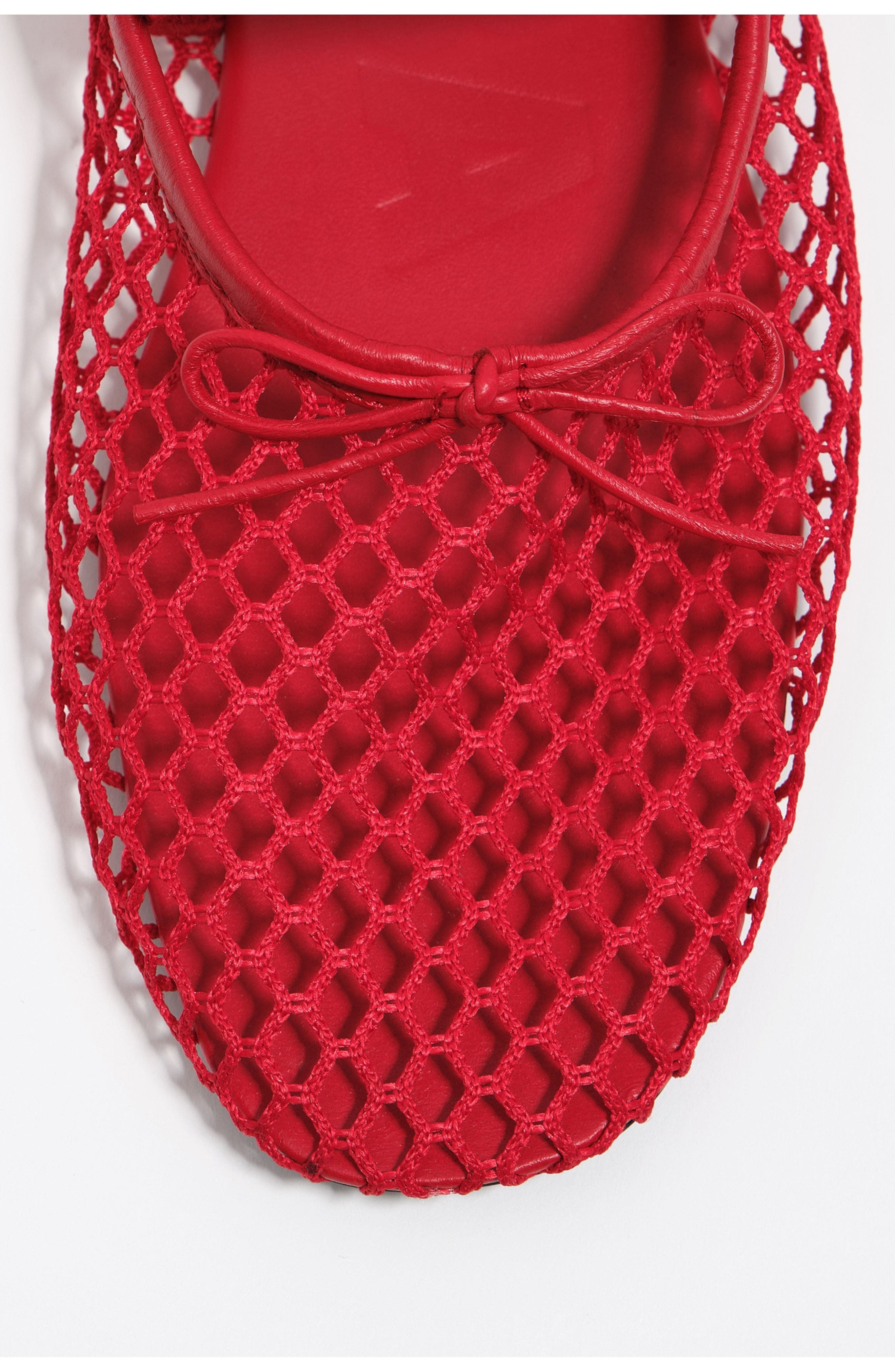 Mesh Ballerina, Alternate, color, RED