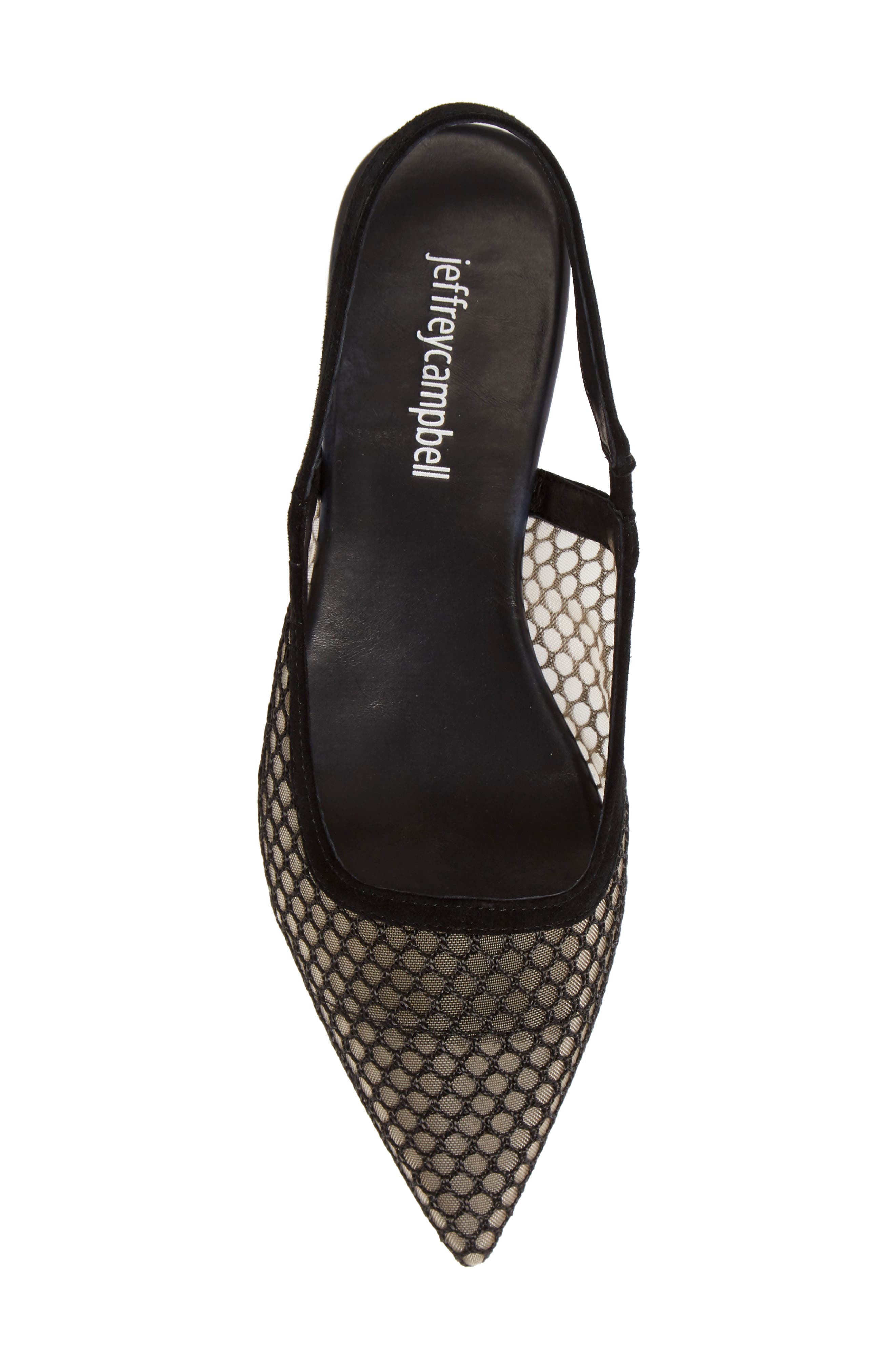 Jeffrey Campbell Emelia Mesh Slingback Flat, Alternate, color, 