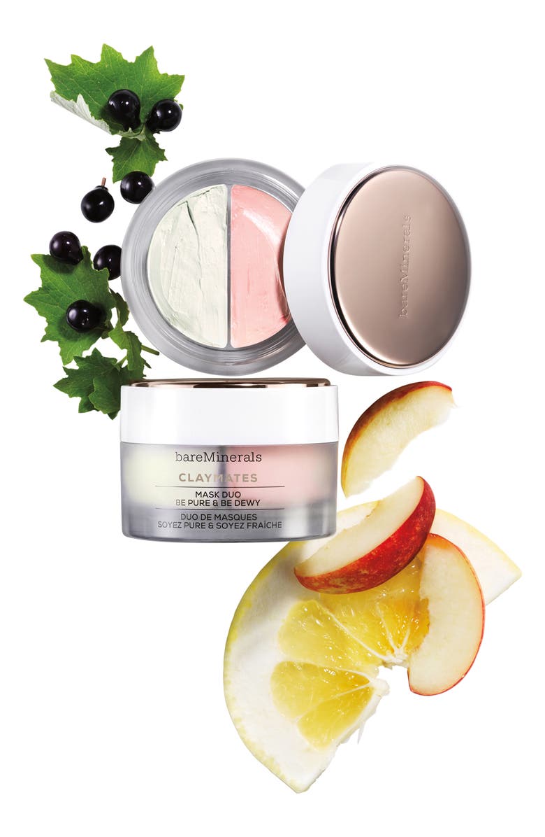 bareMinerals<sup>®</sup> Be Pure & Be Dewy Claymates Mask Duo, Alternate, color, 
