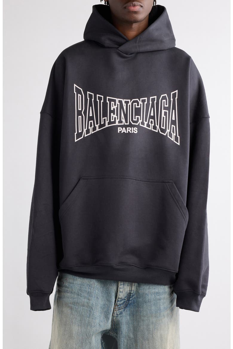 Oversize Cotton Fleece Logo Graphic Hoodie (Men) | Nordstrom