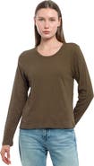WILT Clothing Baby Fit Long Sleeve Shrunken Crew Top