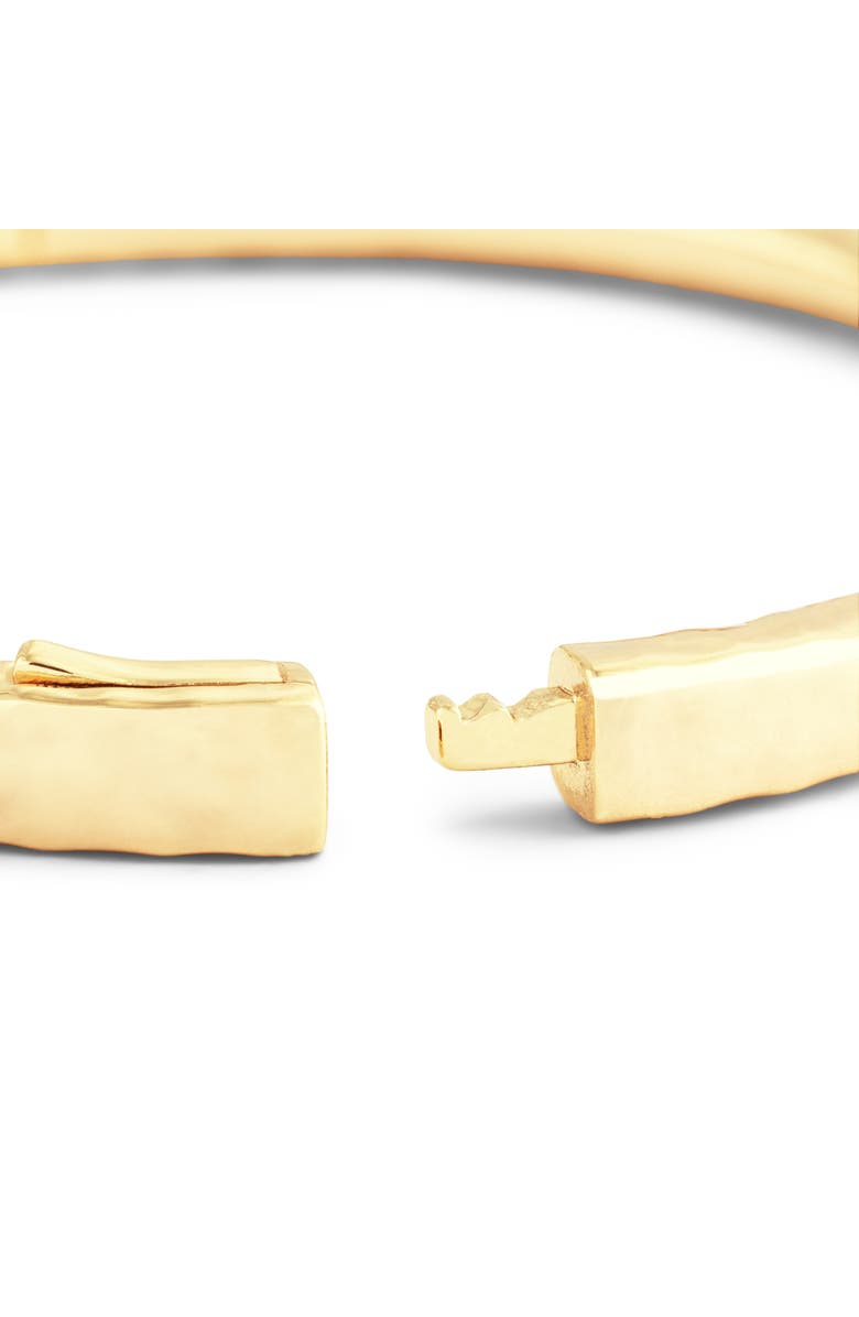 Anabel Aram Jewelry Farrier Thin Hinged Bangle, Alternate, color, Gold