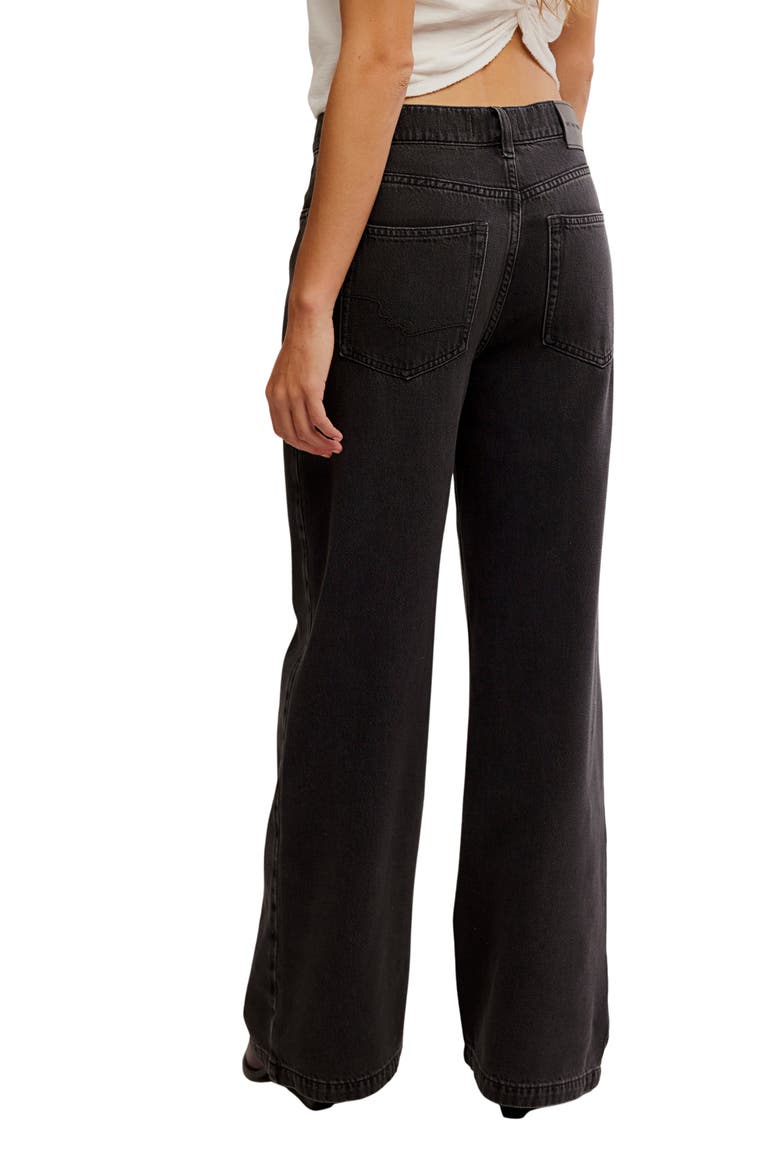 Stride High Waist Wide Leg Jeans, Alternate, color, MILES TO GO