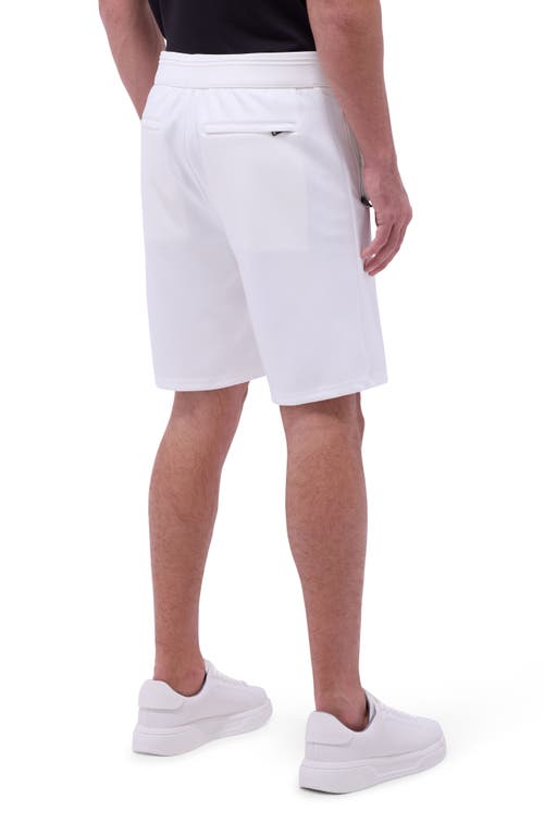 Bugatchi Soft Touch Knit Shorts In Chalk
