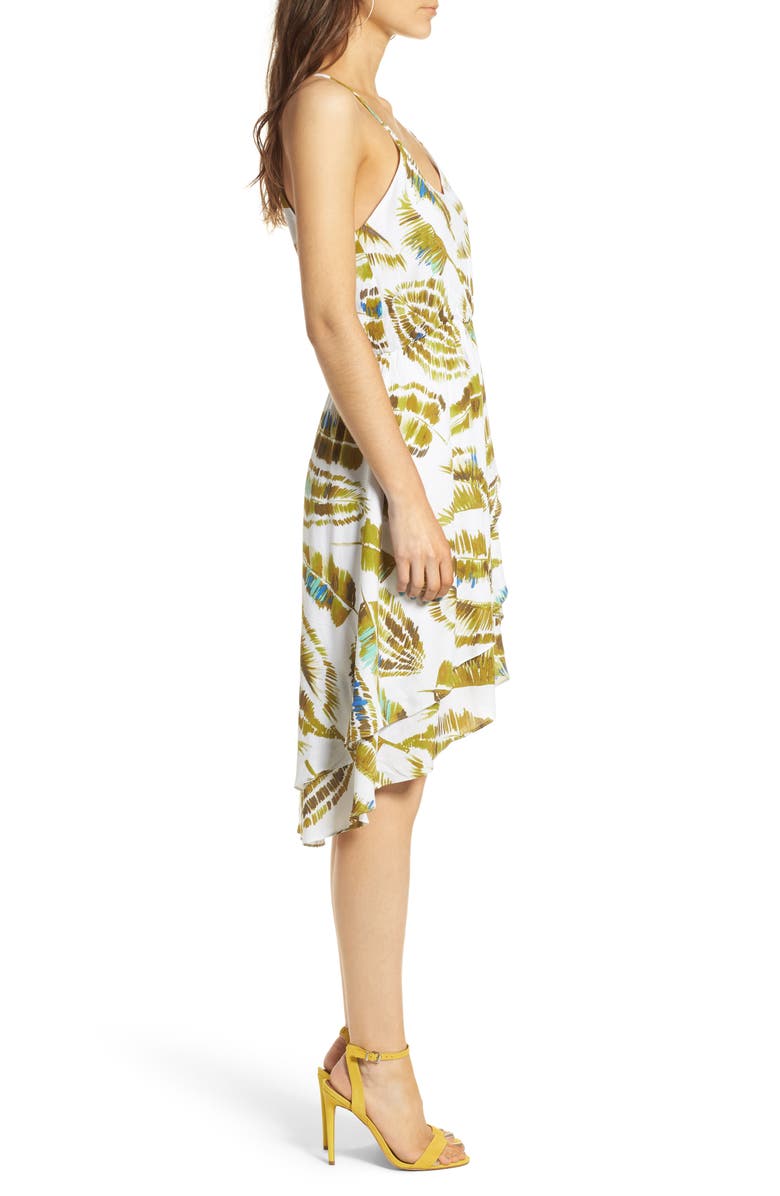 EVERLY Ruffle Hem Dress, Alternate, color, 