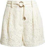 Reiss Lori Pleat Lace Shorts