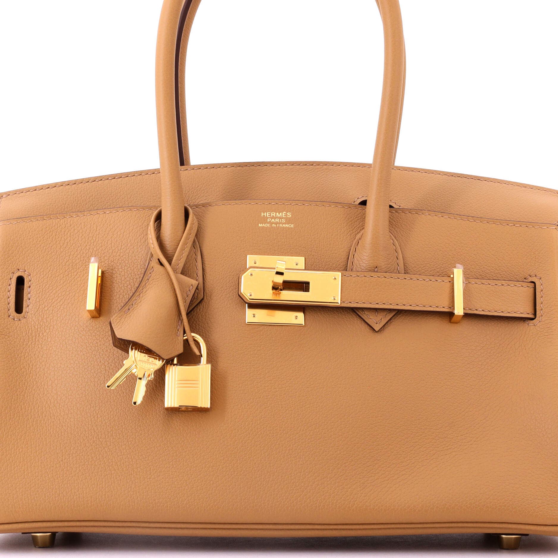 Pre-Owned Hermes Shoulder Light Birkin Bag Evercolor 29, Alternate, color, Biscuit