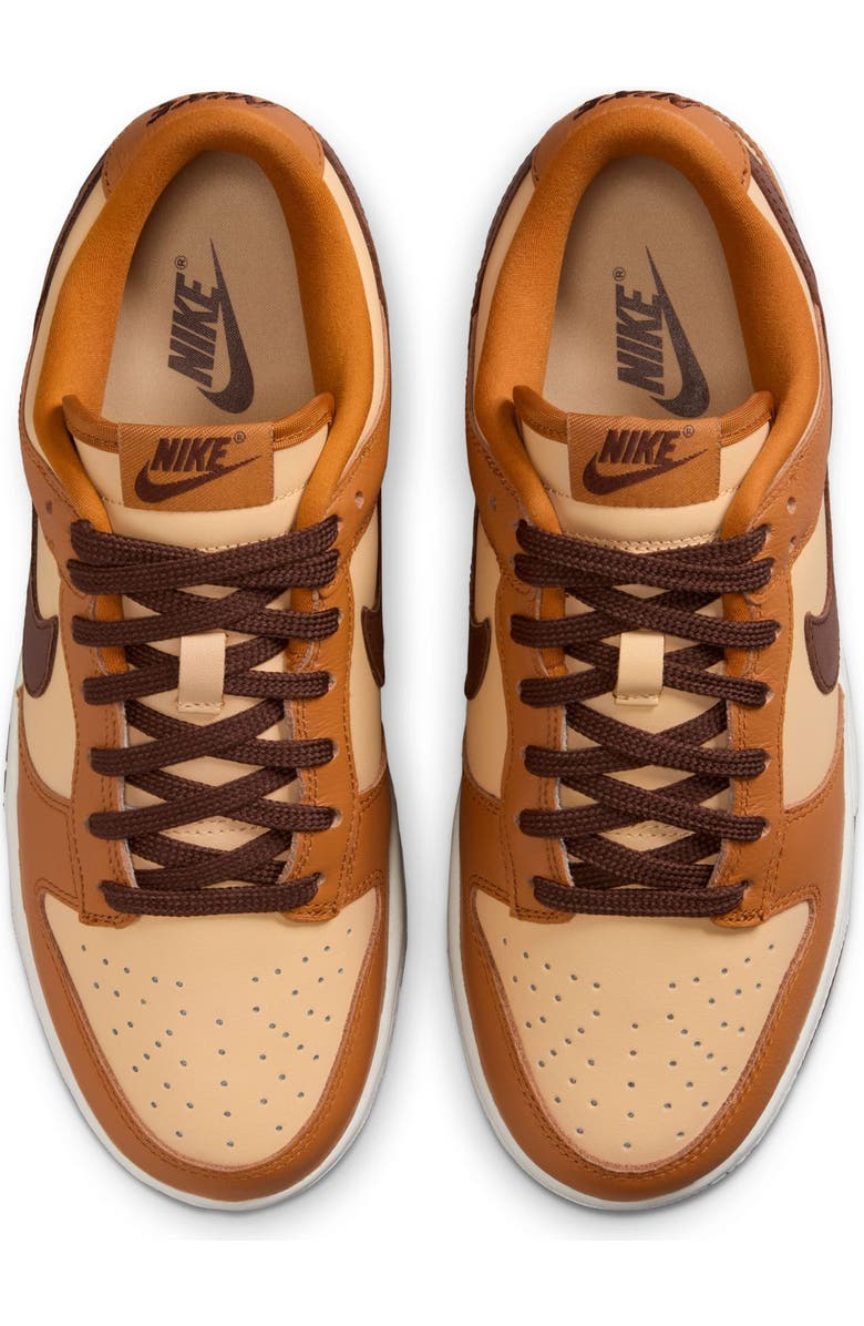 Nike Dunk Low SE Basketball Sneaker, Alternate, color, Desert Ochre/ Fauna/ Vanilla